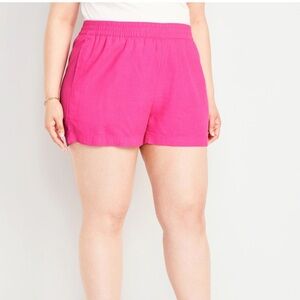 Old Navy Women's High Waist Fuchsia Shorts